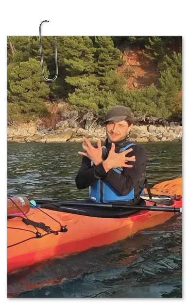 Guide Kirill Timofeev - floating in a kayak